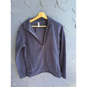 navy fleece zip up